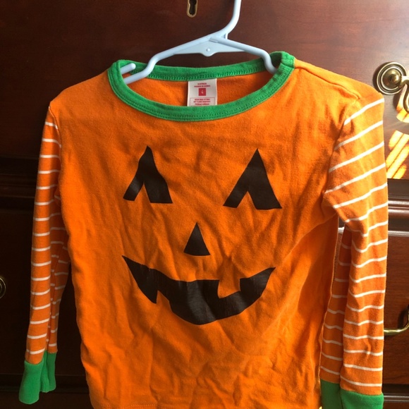 Pumpkin shirts Halloween set of 2 size 4 plus bonus - Picture 3 of 4
